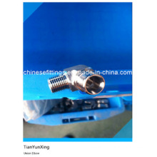 Male Threaded Stainless Steel Forged Reducing Union Elbow